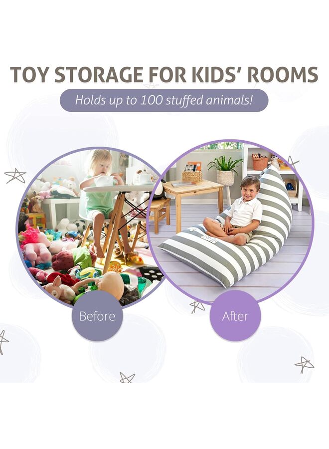 Generic Designer Stuffed Animal Beanbag Storage Washable - Original Beanbag Stuffed Animal Storage Advanced Stuffed Animal Storage Beanbag for children  - Image 5