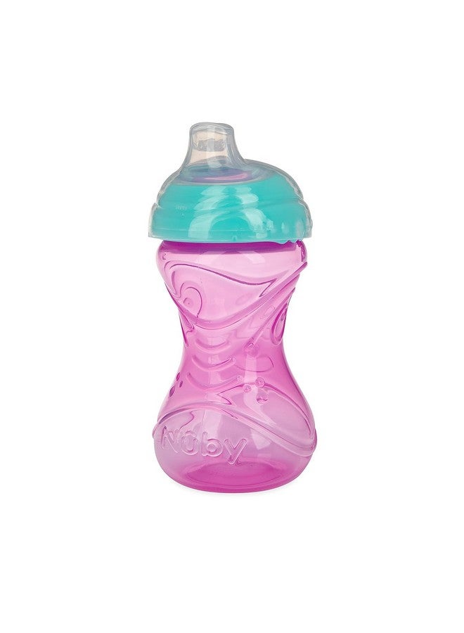 نوبي كوب شرب سهل الإمساك من نوبي كليك إت، فوهة ناعمة مانعة للانسكاب، للبنات - (عبوة من 3 قطع) 10 أونصة - 6 أشهر فأكثر - Image 4