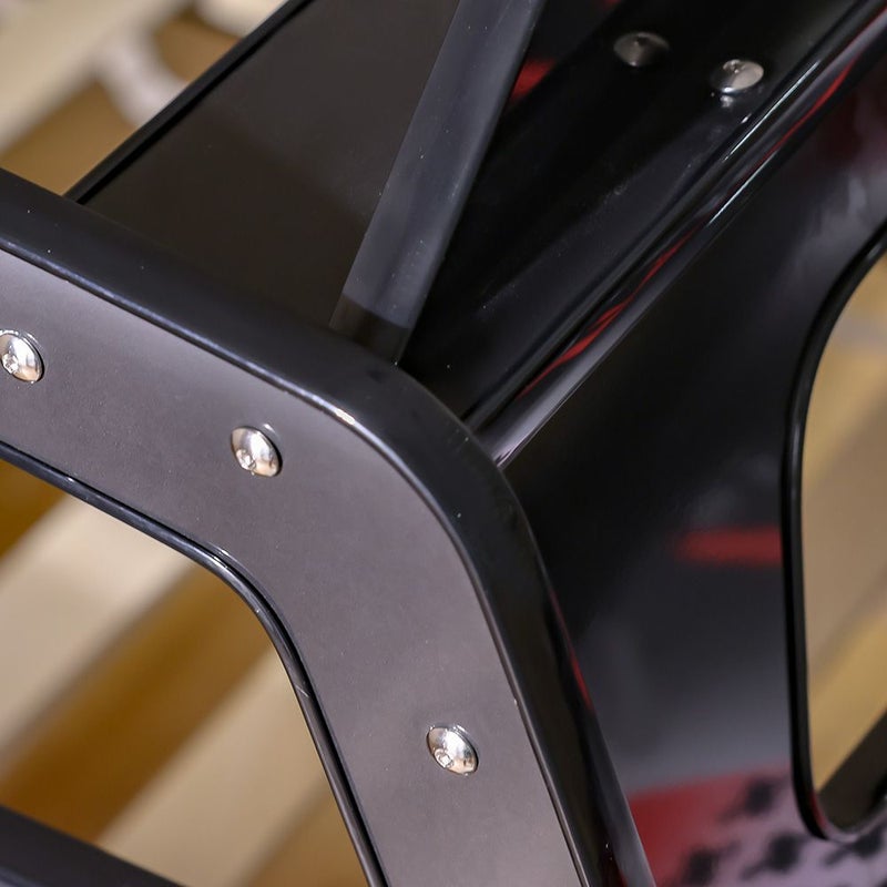 DANUBE HOME Ranger Explorer V2 90X190 Truck Bed W/Front Light | Modern Design Wooden Kids Bed Frame Furniture | Comfortable Bed (Mattress Not Included) - Black - Image 5