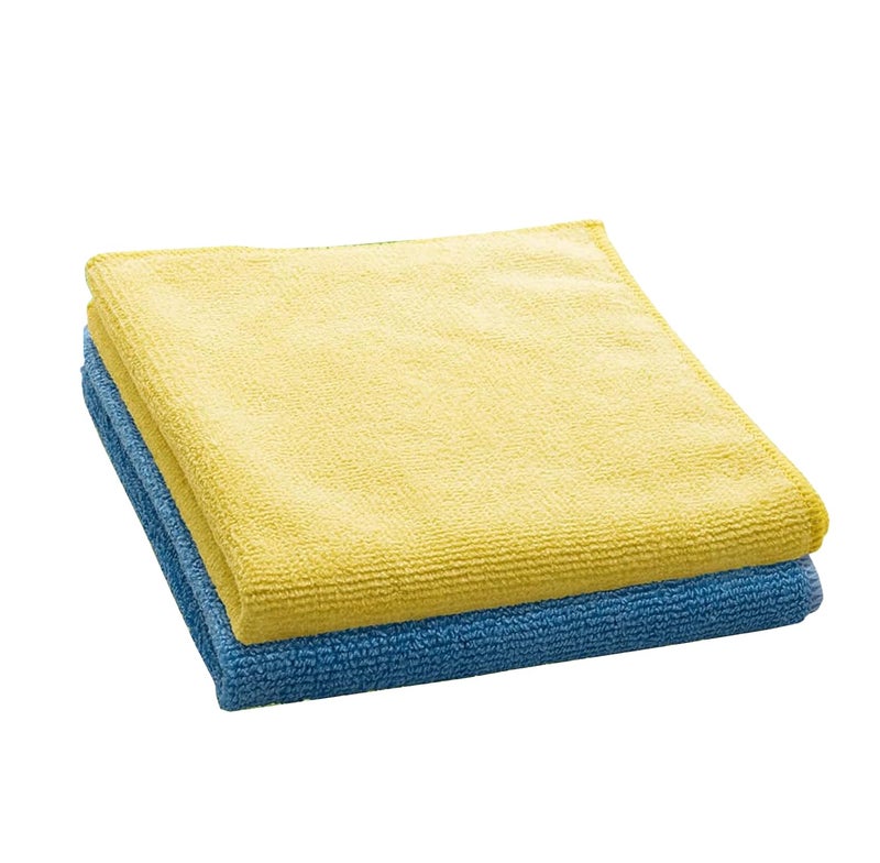 AUTOFRILL Microfiber Cloth for Car 40x40 cm 240 GSM Multipurpose Cloths Kitchen Cleaning Cloth Automotive Microfibre Towels for Bike Car Cleaning Cloth Polishing Washing Detailing (2 Pcs) - Image 1