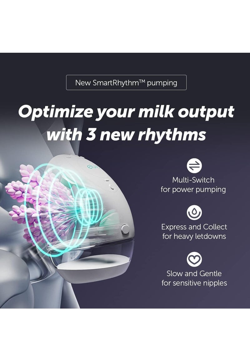 elvie Elvie Pump - Electric Breast Pump for Easy Pumping, Convenient, Portable Nursing Pump with App Function to Track The Pumping History (Single, 24mm & 28mm Shields)  - Image 4