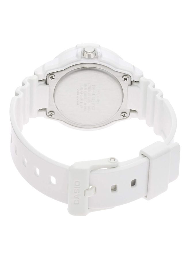 CASIO Women Water Resistant Resin Analog Watch LRW-200H-7E2VDF - 39 mm - White - Image 2