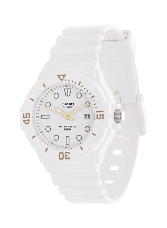 CASIO Women Water Resistant Resin Analog Watch LRW-200H-7E2VDF - 39 mm - White - Image 4