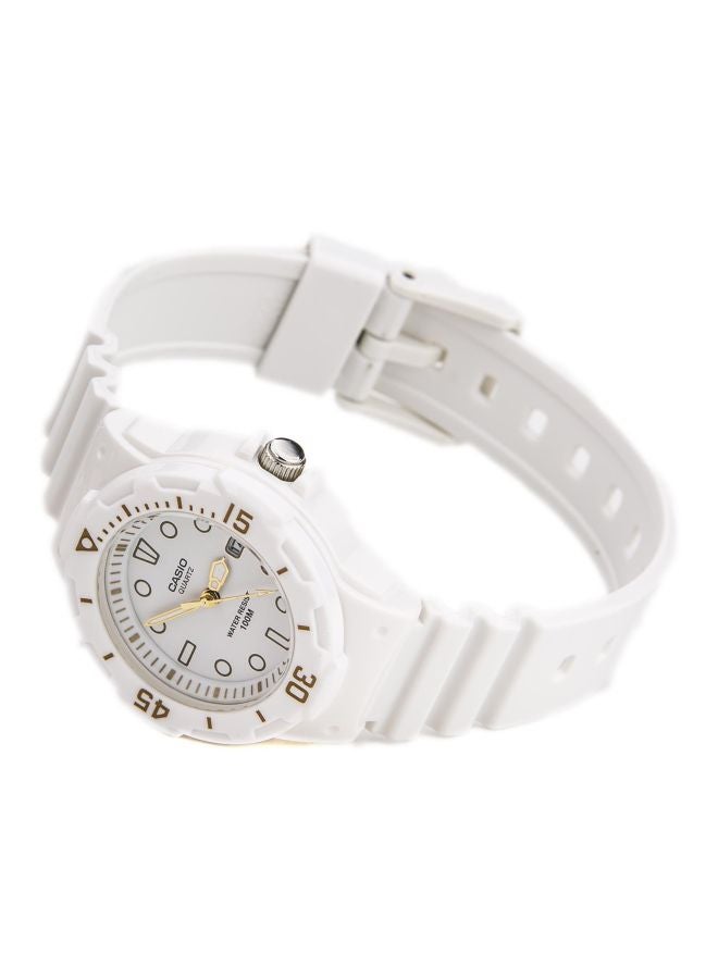 CASIO Women Water Resistant Resin Analog Watch LRW-200H-7E2VDF - 39 mm - White - Image 5