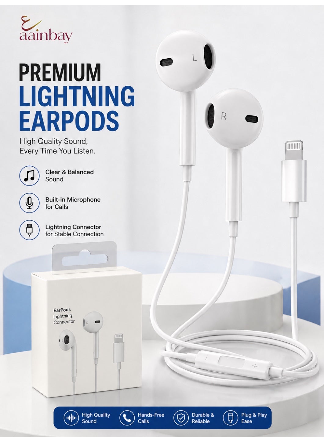 aainbay Aainbay Earbuds With Lightning Plug lightning Z293E7473E69507BA66A0Z