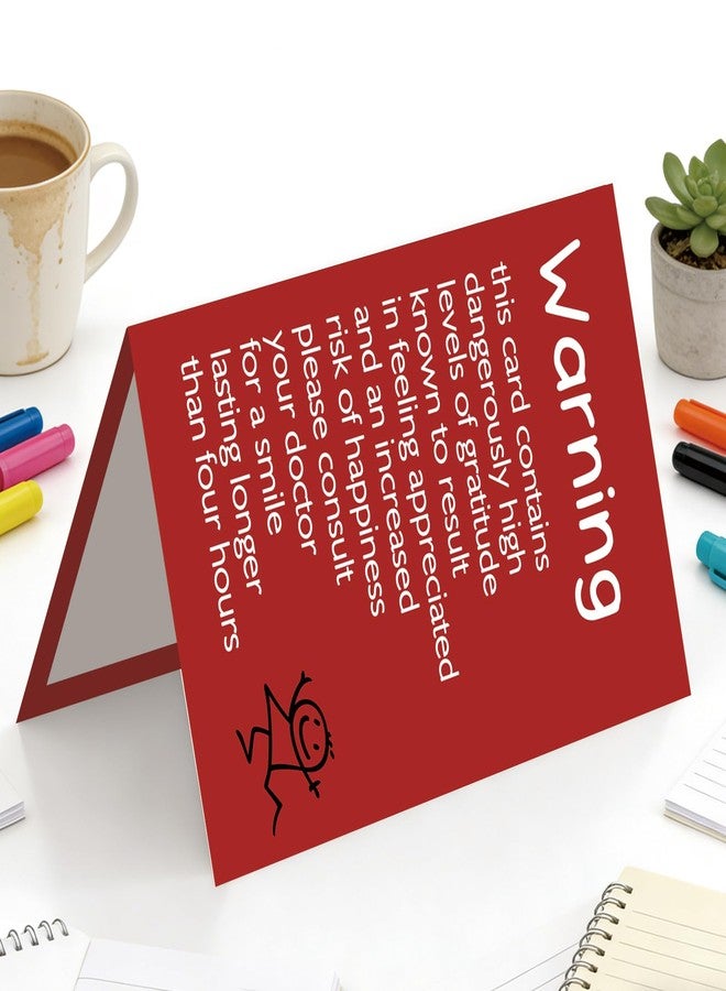 Londue Thank You Card with Humor, Funny Appreciation Card, Thank You Gift for Coworker Teacher Boss Friend, Humor Gratitude Card - Image 4