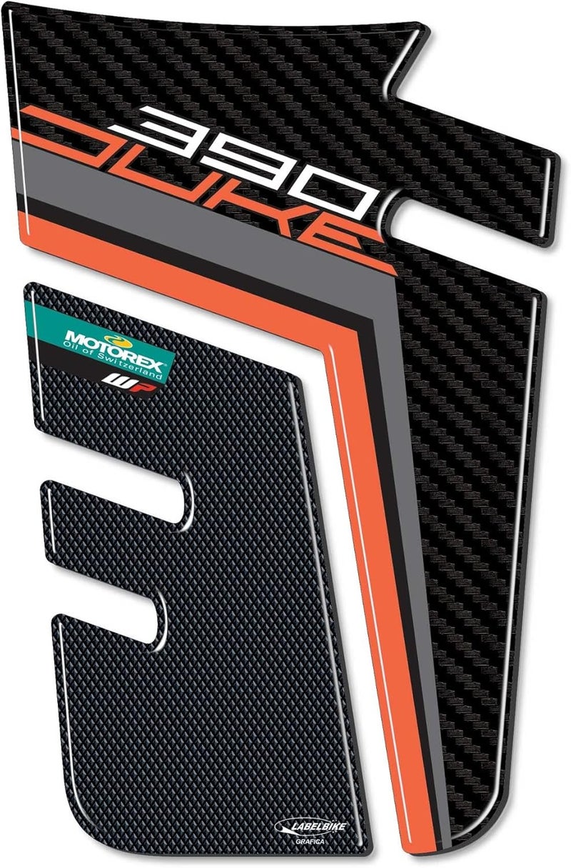 labelbike 3D Sticker Motorcycle Tank Pad for KTM Duke 390 (2017-2021) - Image 2