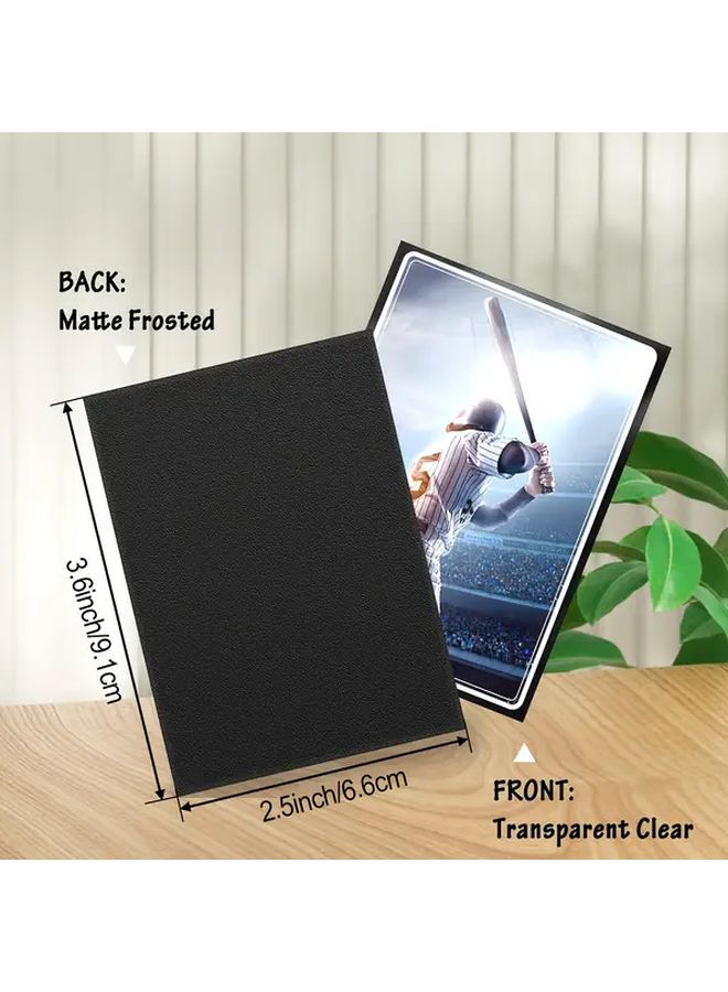 1000 Pack Black Classic Trading Card Holder Perfect For Game Day Protection Collection Christmas Halloween Gift - Image 2