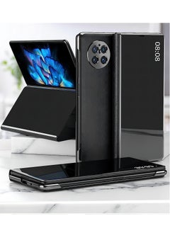 Compatible With Vivo X Fold Clear View Flip Case Anti-Scratch and Shockproof Protective Shell Folding Protective Case for Vivo X Fold
