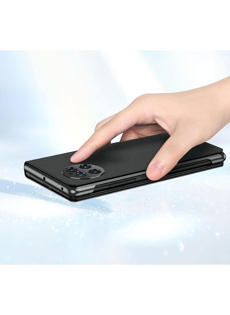 Generic - Compatible With Vivo X Fold Clear View Flip Case Anti-Scratch and Shockproof Protective Shell Folding Protective Case for Vivo X Fold - Image 1