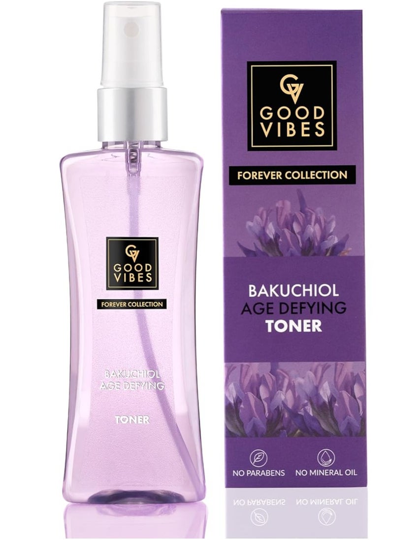 Good Vibes - Good Vibes Bakuchiol Age Defying Face Toner Anti Aging Reduce Wrinkles & Fine Lines - Rejuvenate Your Skin Natural - No Parabens, Mineral Oil 100 ml - Image 1