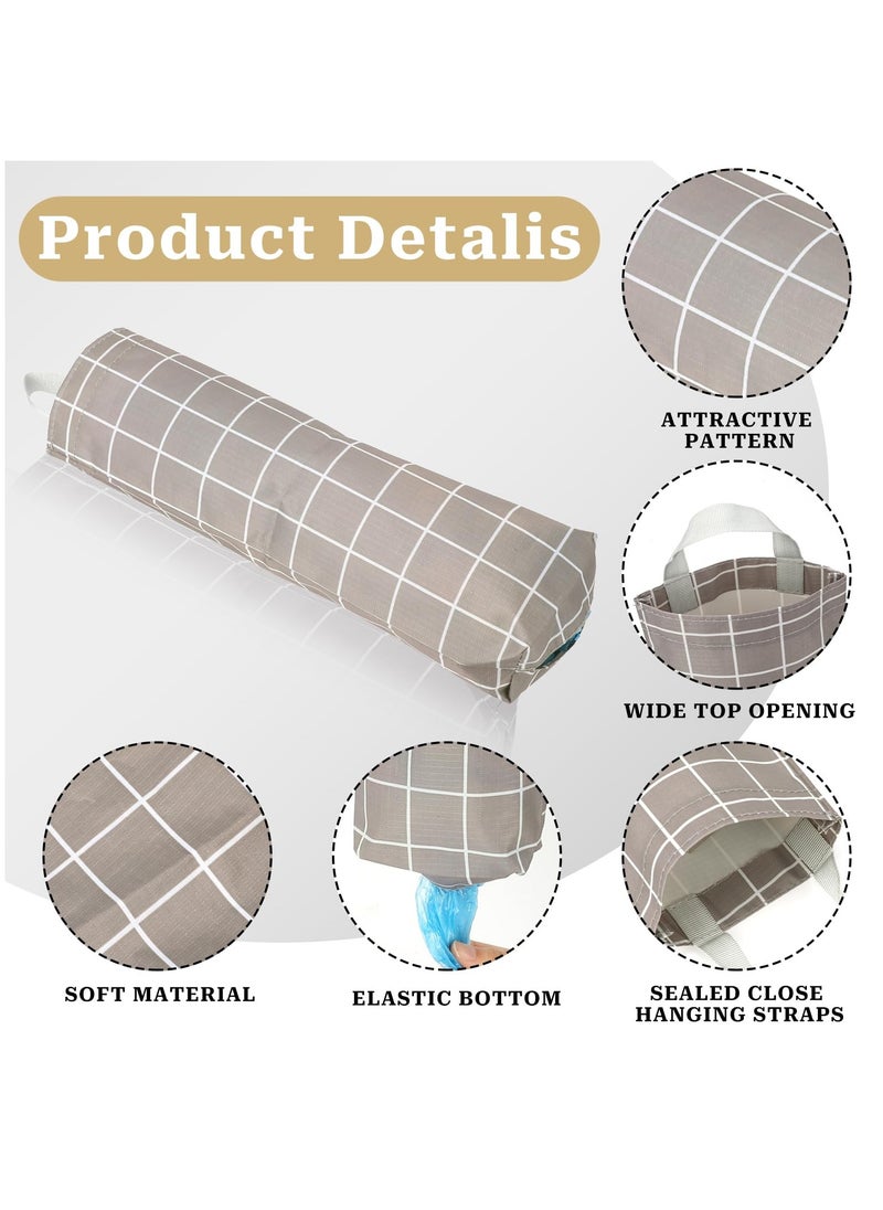 KASTWAVE Plastic Bag Holder Organizer Plastic Bag Organizer and Dispenser Washable Large Grocery Bag Organizer Reusable Shopping Bag Trash Bag Dispenser for Kitchen Travelling Supplies, 2 pce  - Image 3