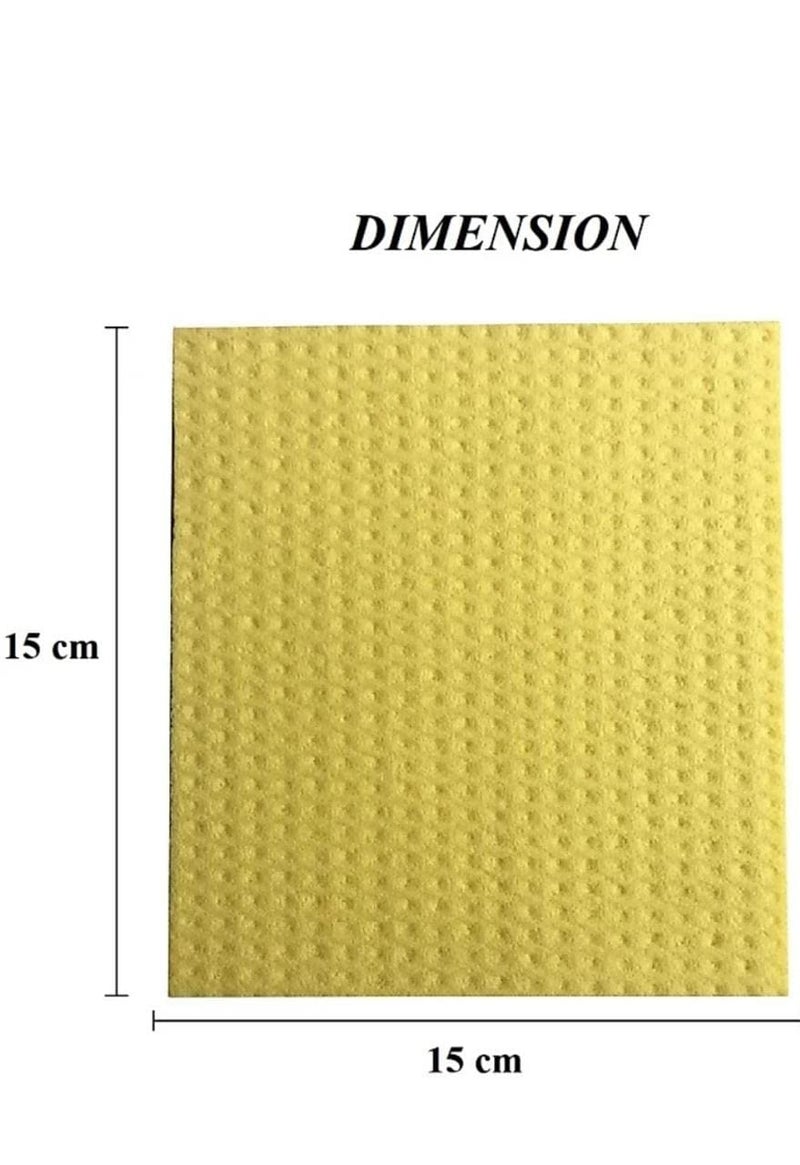Gamins Gadgets Gamins Gadgets Microfiber Kitchen Sponge Duster Cloth for Table Top Shelf Car Cleaning Dusting Sponge Cleaner Set of 10 Multicolor - Image 2