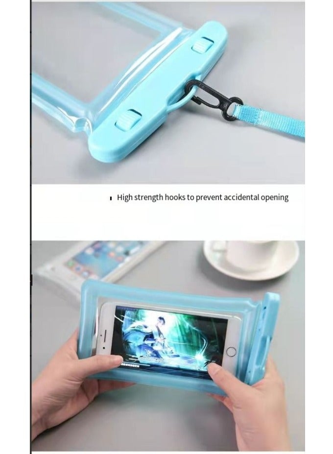 general Airbag mobile phone waterproof bag diving protective cover swimming hot spring water park water play equipment mobile phone drying bag beach cruise essential - Image 4