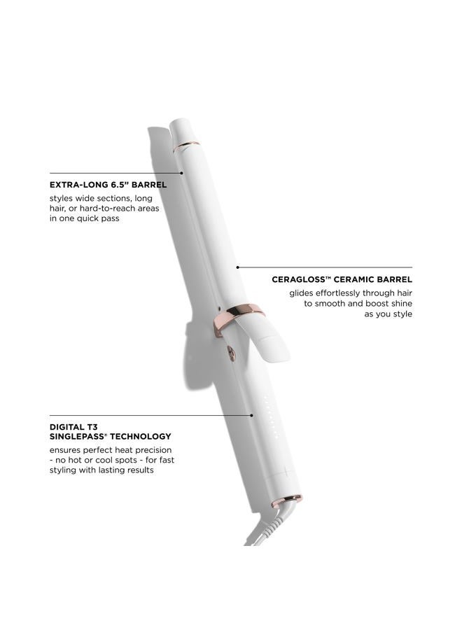T3 SinglePass Curl X Extra-Long Barrel 1", 1.25", 1.5" Curling Iron with 9 Heat Settings and Ceramic Barrel for Fast Styling and Lasting Results on All Hair Types - Image 3