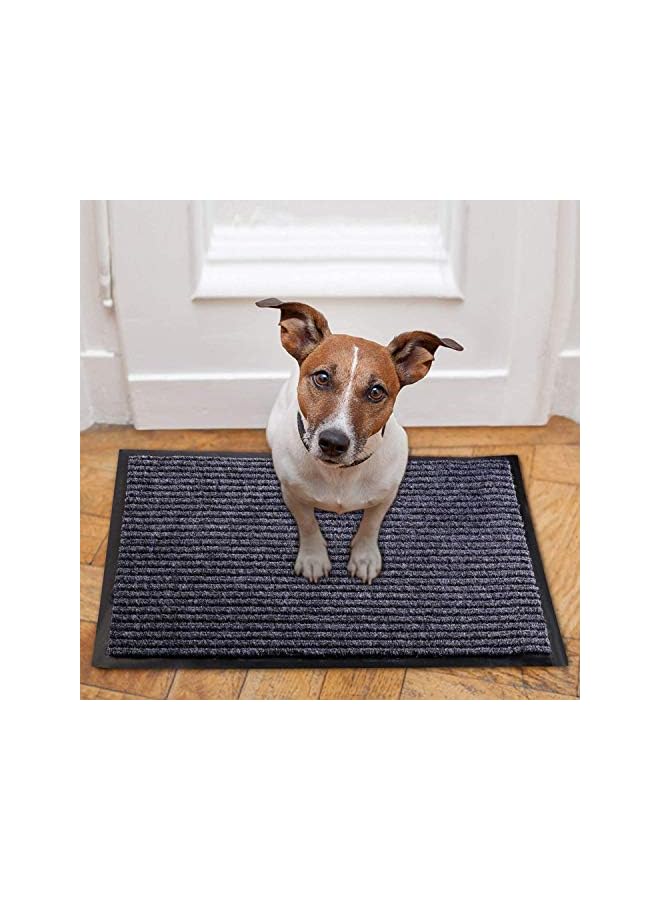 The Bros 2-Pack Striped Door Floormat Welcome Mats- 20"x32", Indoor Outdoor Rug Entryway Welcome Mats with Rubber Backing for Shoe Scraper, Ideal for Inside Outside High Traffic Area - Image 4