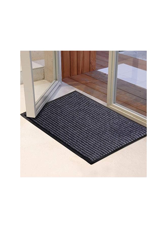 The Bros 2-Pack Striped Door Floormat Welcome Mats- 20"x32", Indoor Outdoor Rug Entryway Welcome Mats with Rubber Backing for Shoe Scraper, Ideal for Inside Outside High Traffic Area - Image 2