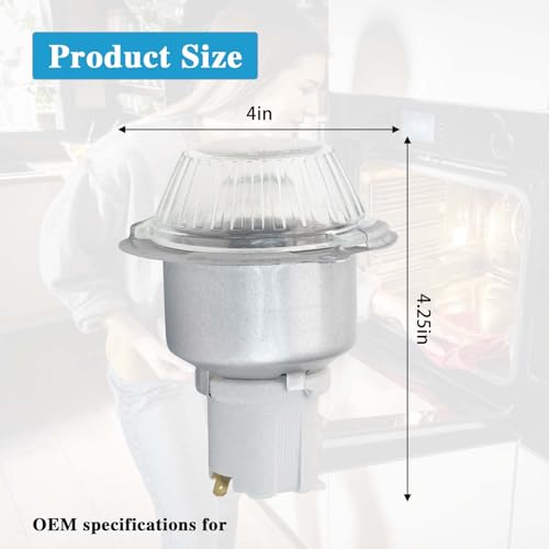 FBULWSEC WB08T10002 Oven Light Bulb Replacement for GE Kenmore Ovens, Indicator Light Bulb,Wall Oven Light Assembly AP2019709 - Image 2