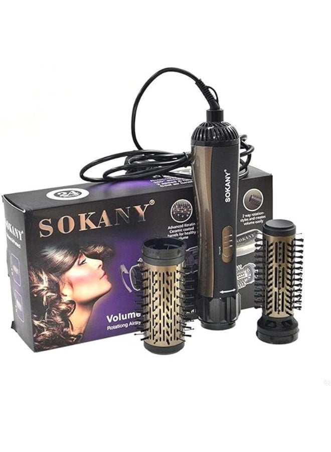 فرشاة سوكاني الدوارة SD-903، مكواة فرد الشعر، بقوة 1000 واط
