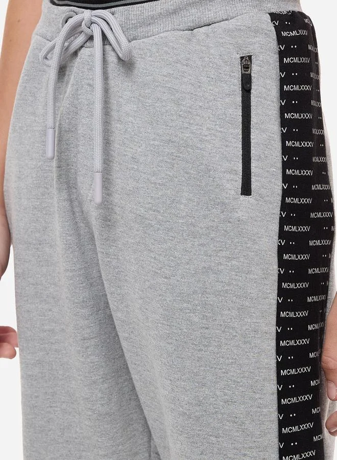 victor and jane Slogan Print Regular Fit Hoodie & Joggers Set by Styli
