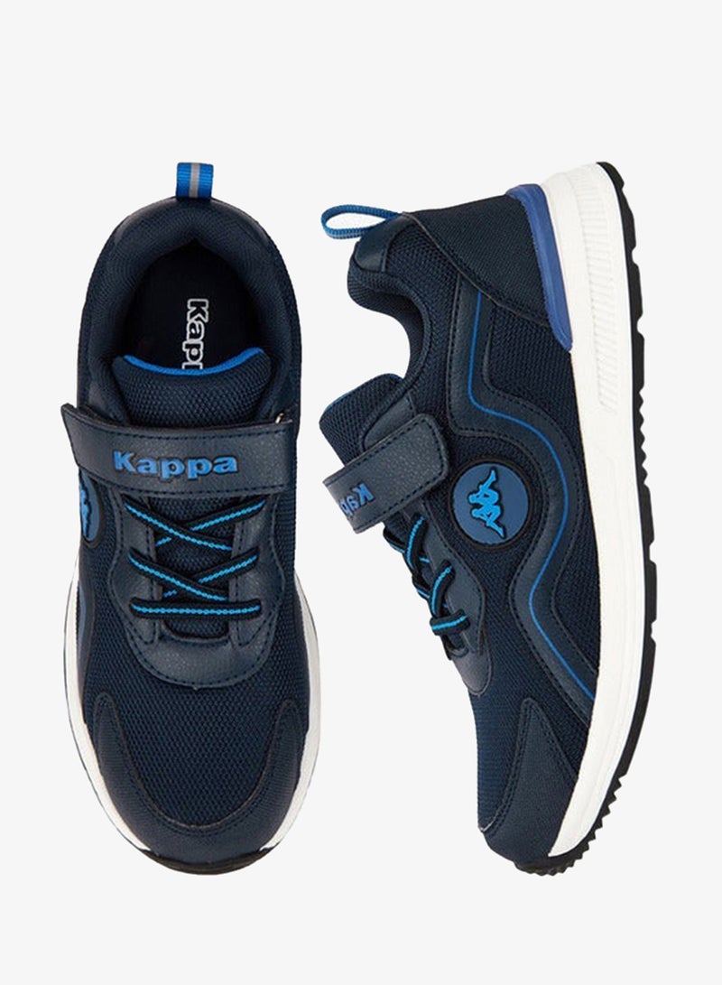 Kappa Boys' Panelled Sports Shoes with Hook and Loop Closure - Image 5