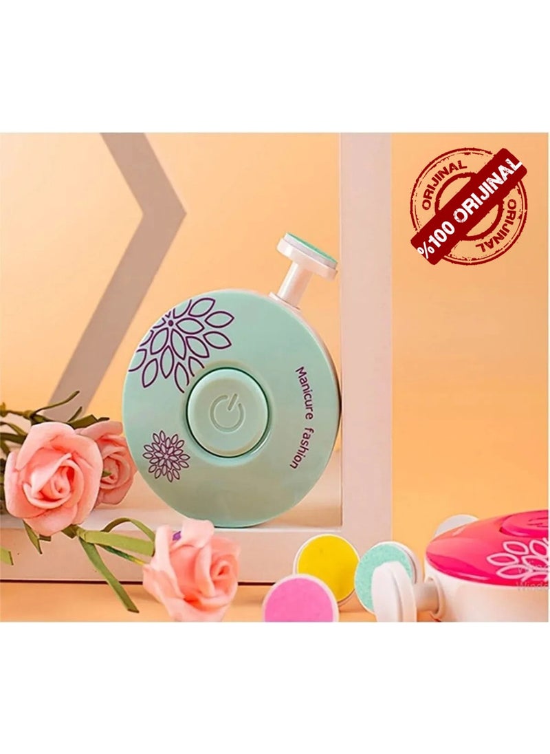 Bizimevde Newborn Baby Rotary Battery-Operated Nail Clipping and Filing Machine  - Image 2