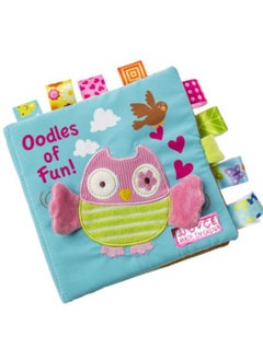 Generic JJOVCE Baby Tear Cloth Book Animal Embroidery Label Three-dimensional Cloth Book Baby Educational Toy Book With BB-Color:Sloth Cloth Book  - Image 5