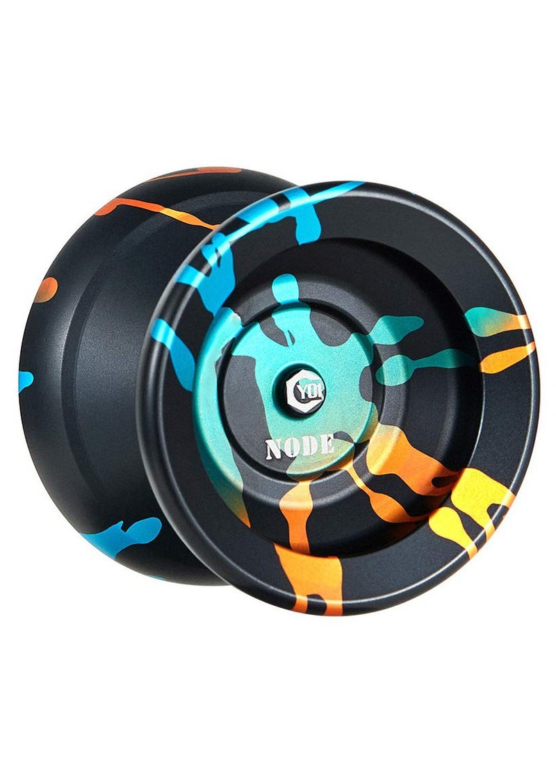 Y01 Professional Unresponsive Yoyo with 10 Ball Stainless KK Bearing, Long Spin Time, Ideal for Advanced Players and Beginners, Includes Glove Bag and 5 Yoyo Strings.