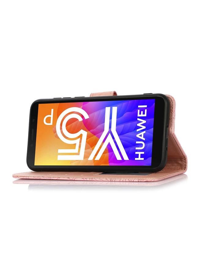 S-TOP Case For Huawei Y5p Skin Feel Embossed Sunflower Horizontal Flip Leather Case with Holder & Card Slots & Wallet & Lanyard - Image 5