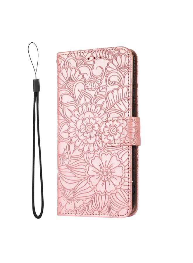 S-TOP Case For Huawei Y5p Skin Feel Embossed Sunflower Horizontal Flip Leather Case with Holder & Card Slots & Wallet & Lanyard - Image 2