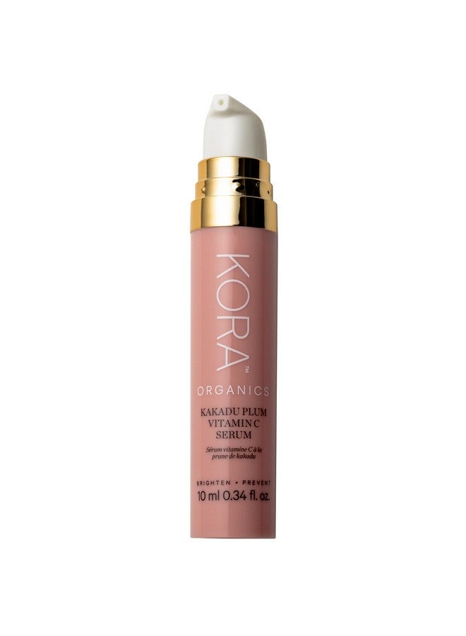 KORA Organics Kakadu Plum Vitamin C Serum, Antioxidant Rich Facial Serum with Hyaluronic Acid, Protect & Improve Skin Tone, Certified Organic, Cruelty Free, 0.34 fl oz - Image 1