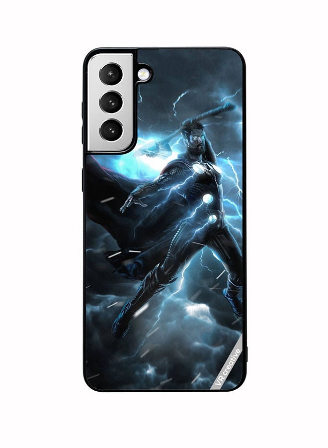VR CREATIVE Protective Case Cover For Samsung Galaxy S22 Plus 5G Thor Lgiht Design Multicolour - Image 1