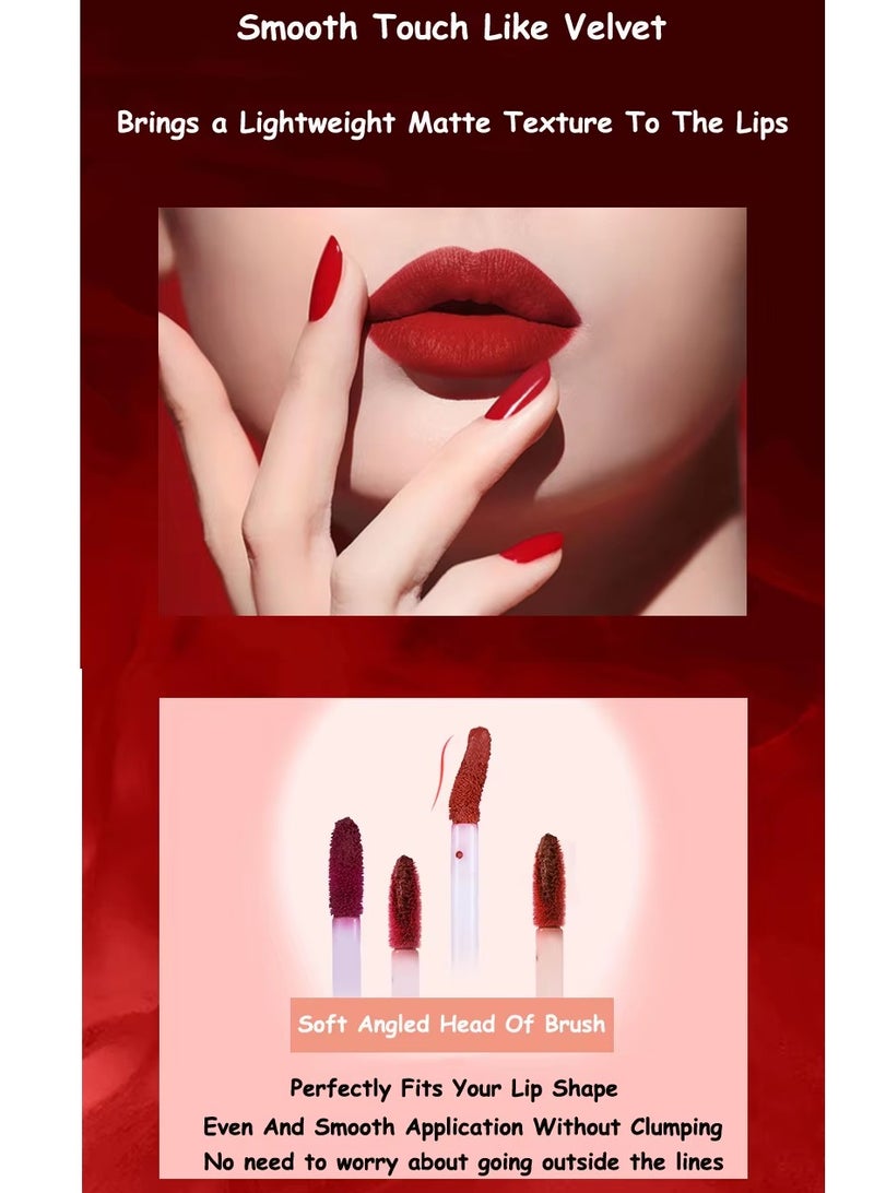 ماجيك ملمع شفاه مخملي مقاوم للماء من ماركة بريلو دي لابيوس، ملمع شفاه مخملي غير لامع - Image 2