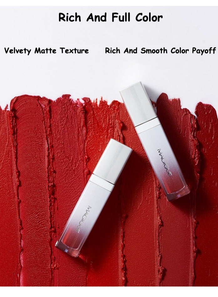 ماجيك ملمع شفاه مخملي مقاوم للماء من ماركة بريلو دي لابيوس، ملمع شفاه مخملي غير لامع - Image 3