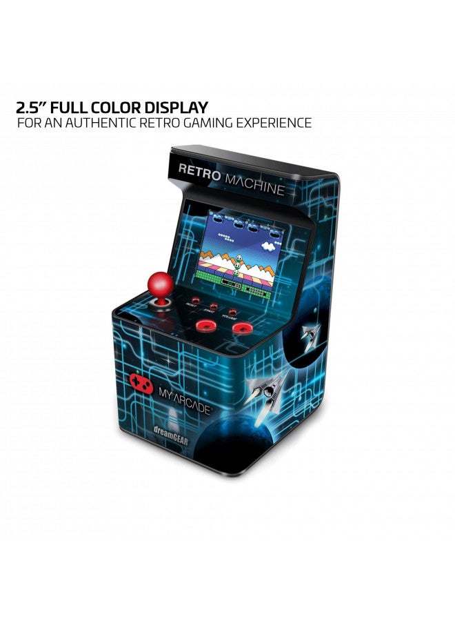 dreamGEAR My Arcade Retro Machine Playable Mini Arcade: 200 Retro Style Games Built In, 5.75 Inch Tall, Powered by AA Batteries, 2.5 Inch Color Display, Speaker, Volume Control - Image 3