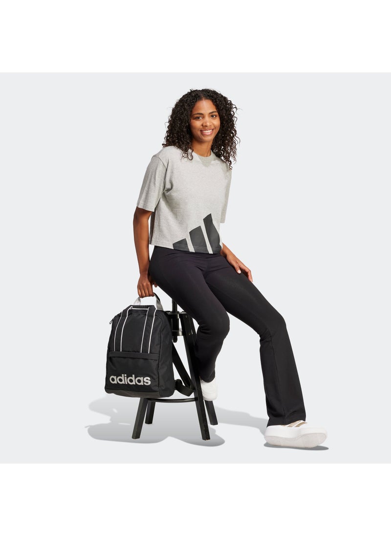 adidas تيشيرت أساسي بشعار كبير بتصميم بوي فريند - Image 3