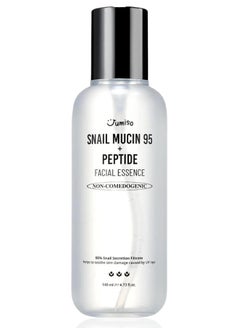 Snail Mucin 95% + Peptide Facial Essence 140ml | Hydrating and Rejuvenating Skincare with Snail Extract and Peptides for Youthful, Glowing Skin