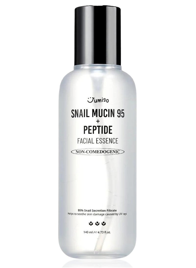 Jumiso - Snail Mucin 95% + Peptide Facial Essence 140ml | Hydrating and Rejuvenating Skincare with Snail Extract and Peptides for Youthful, Glowing Skin - Image 1