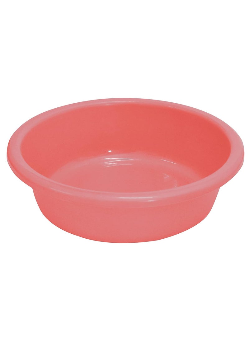 Kuber Industries Kuber Industries Multiuses Unbreakable Plastic Knead Dough BasketBasin Bowl For Home Kitchen 6 Ltr Light Pink  - Image 1