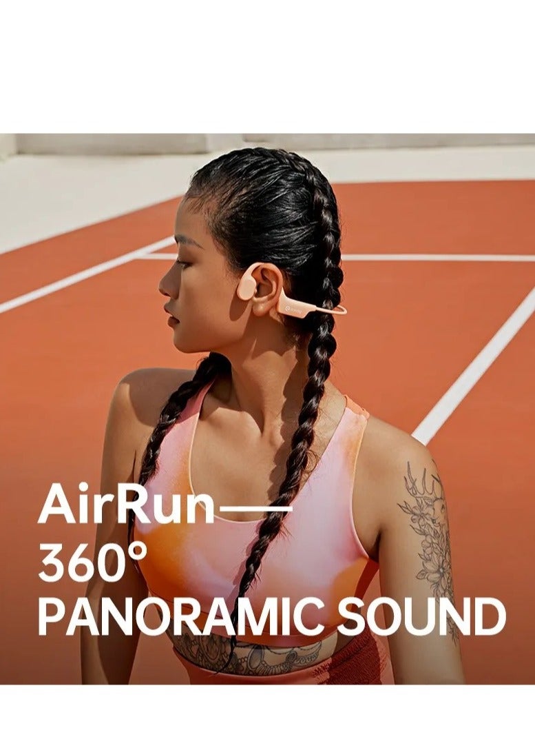 ساناج سماعات رياضية لاسلكية بلوتوث بتصميم شريط حول الرقبة مقاومة للعرق بتقنية التوصيل الهوائي - Image 2