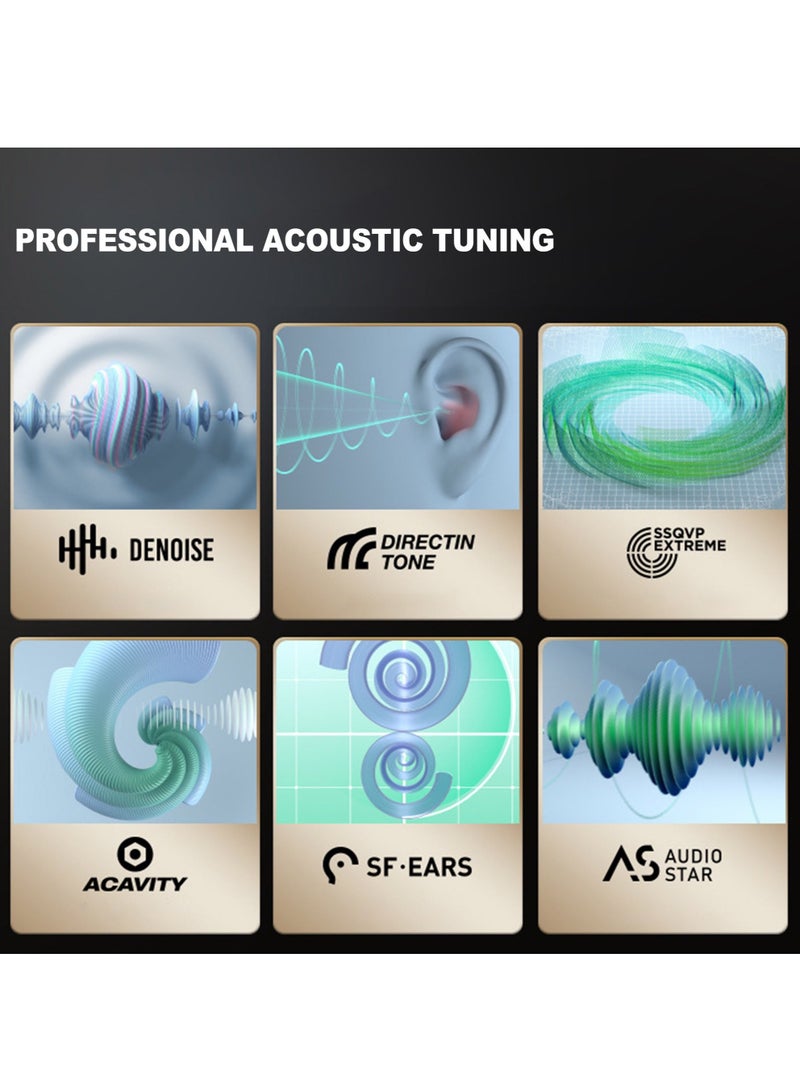 ساناج سماعات رياضية لاسلكية بلوتوث بتصميم شريط حول الرقبة مقاومة للعرق بتقنية التوصيل الهوائي - Image 4