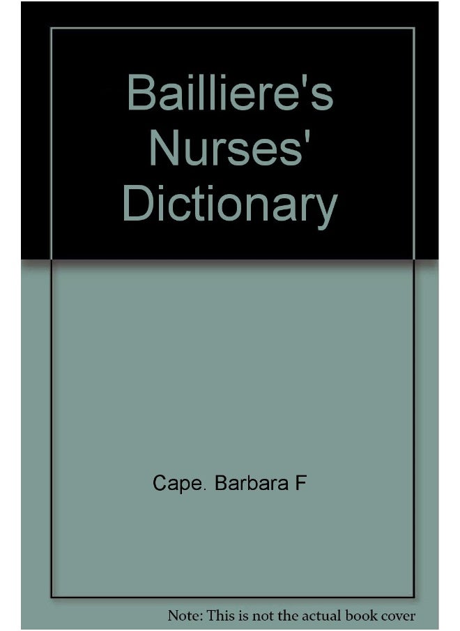 null - Bailliere's Nurses' Dictionary - Image 1