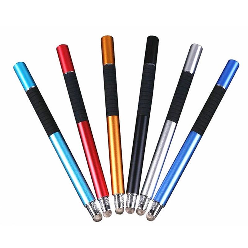 Universal 2 in 1 Disc and Fiber Tip Capacitive Stylus Touch Screen Pen for All Touch Screen Devices Tablets & Cell Phones (Light Blue) - Image 4