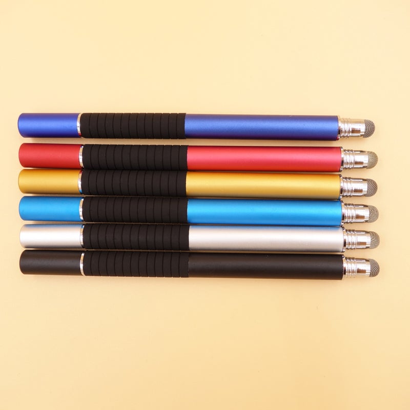 Universal 2 in 1 Disc and Fiber Tip Capacitive Stylus Touch Screen Pen for All Touch Screen Devices Tablets & Cell Phones (Light Blue) - Image 3