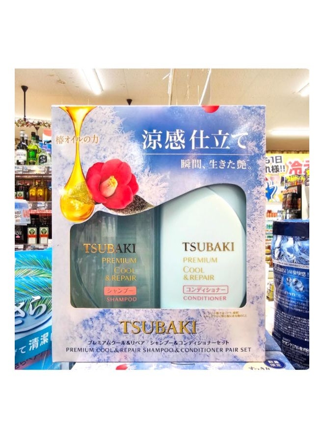 تسوكابي مجموعة شامبو وبلسم فاخر للترطيب والتجديد، عبوة من قطعتين - Image 2