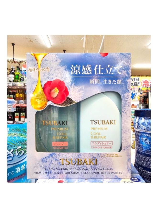 تسوكابي مجموعة شامبو وبلسم فاخر للترطيب والتجديد، عبوة من قطعتين - Image 3