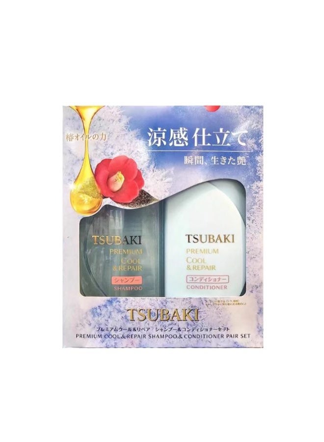 تسوكابي مجموعة شامبو وبلسم فاخر للترطيب والتجديد، عبوة من قطعتين - Image 1