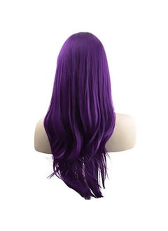 Akstore Akstore 28" 70cm Fashion Wigs Long Wavy Curly Hair Cosplay Wig & Wig Cap (Purple)  - Image 5