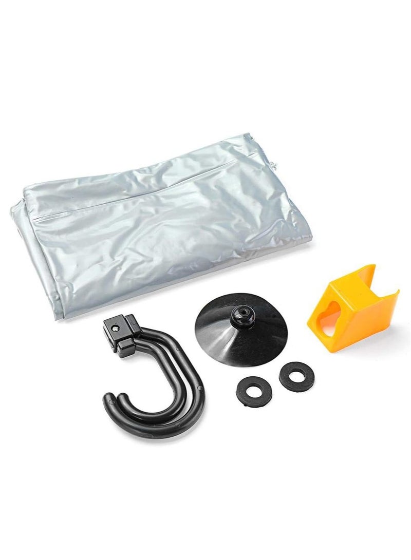 Denx 12V Portable Car Washer - Pumps Water from Bucket into a Steady, Gentle Shower Stream for Camping, Travel, Beach, Swimming, Pets, Outdoor & Indoor - Image 4