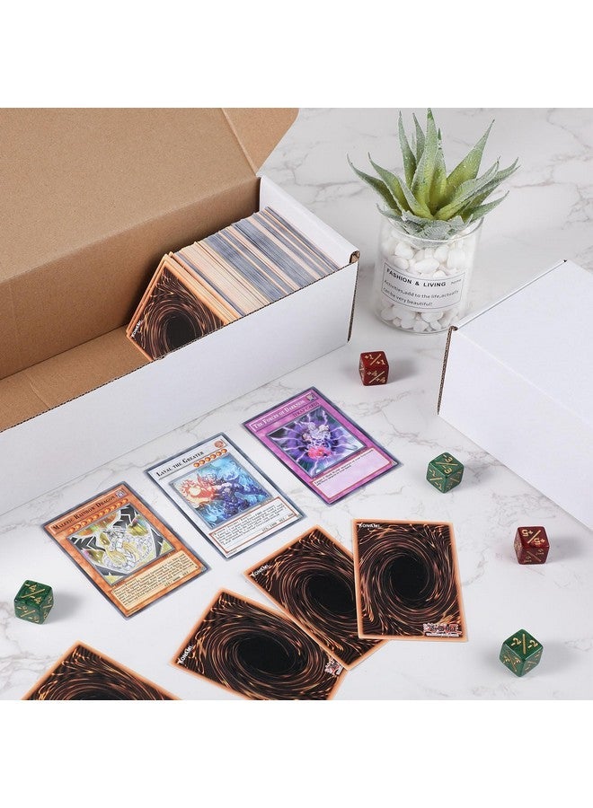 Yexiya 800 Count Storage Box Card Holders for Trading Cards Sports Note Collector Box Trading Note Organizer for Gaming Sports Collecting(6 Pcs) - Image 5